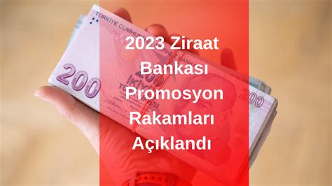 ziraat bankasi promosyon 2023